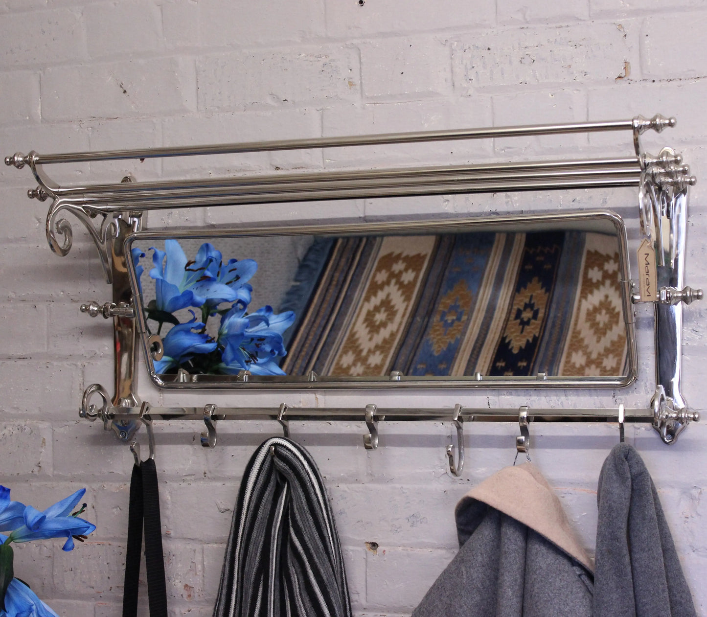 Lohit Train Luggage Rack with Mirror Alternative Main Image