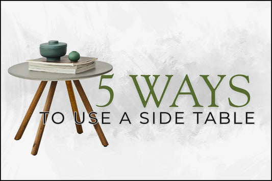 5 Ways to Use a Side Table (That Aren’t Just for Lamps) Maravi