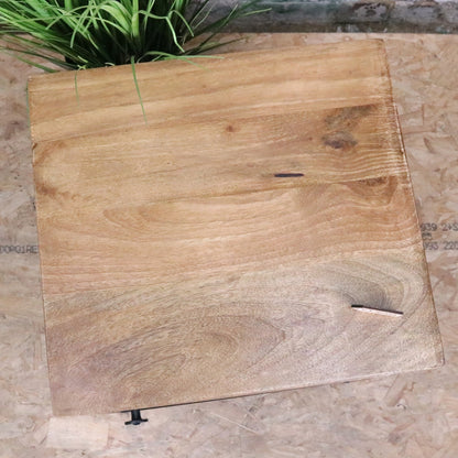Adhara Mango Wood Bedside Cabinet - Top View