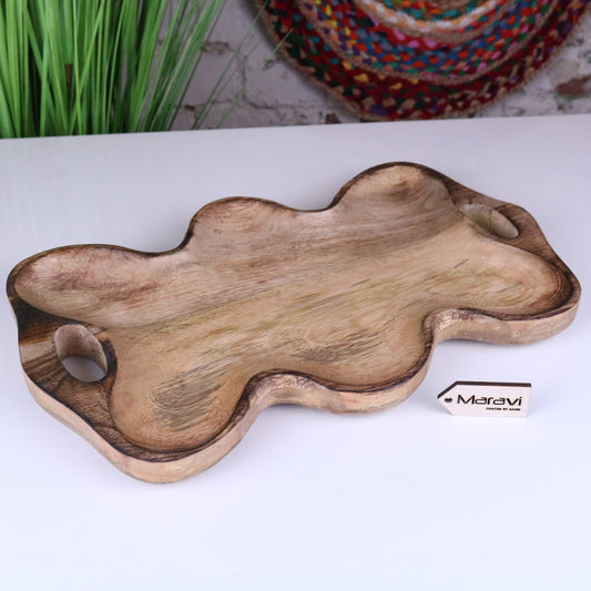 Amrola Mango Wood Serving Dish - Main Image
