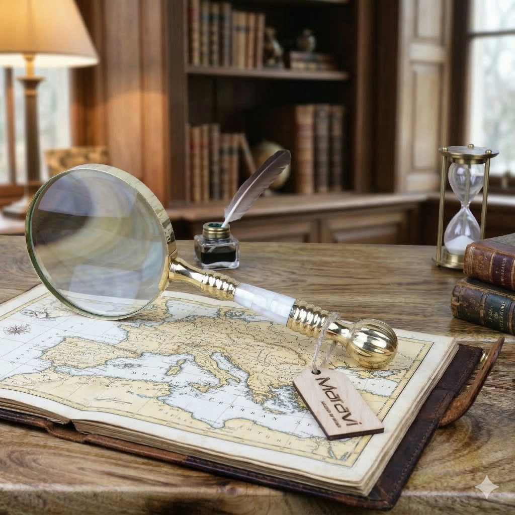 Barauna Reading Magnifying Glass Lifestyle Image