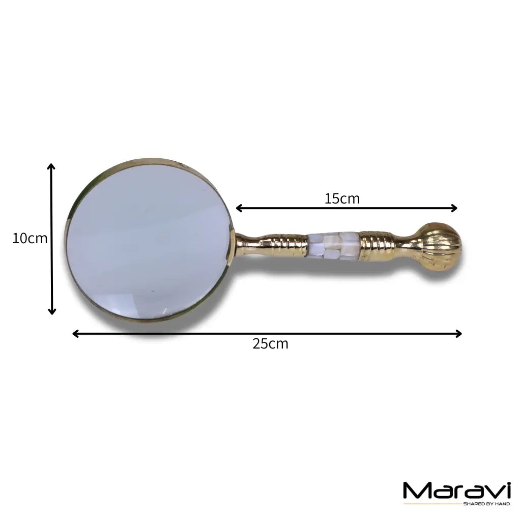 Barauna Reading Magnifying Glass - Dimensions