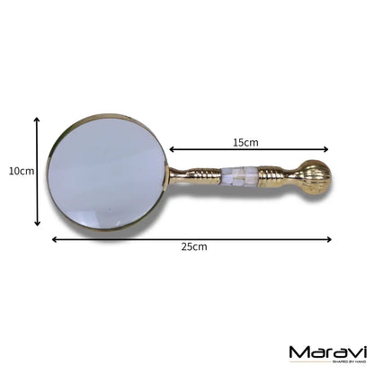 Barauna Reading Magnifying Glass - Dimensions