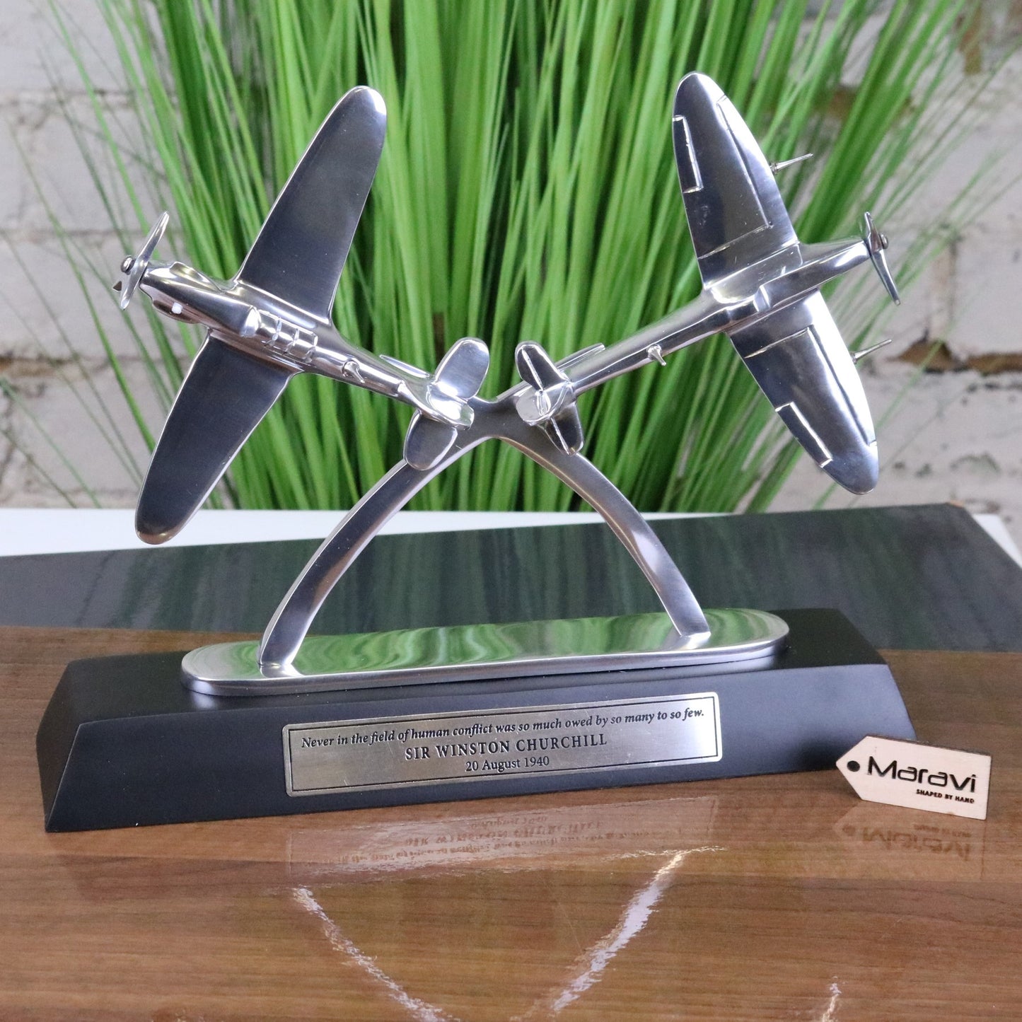 Battle of Britain Spitfire and Hurricane Tribute Sculpture - Main image