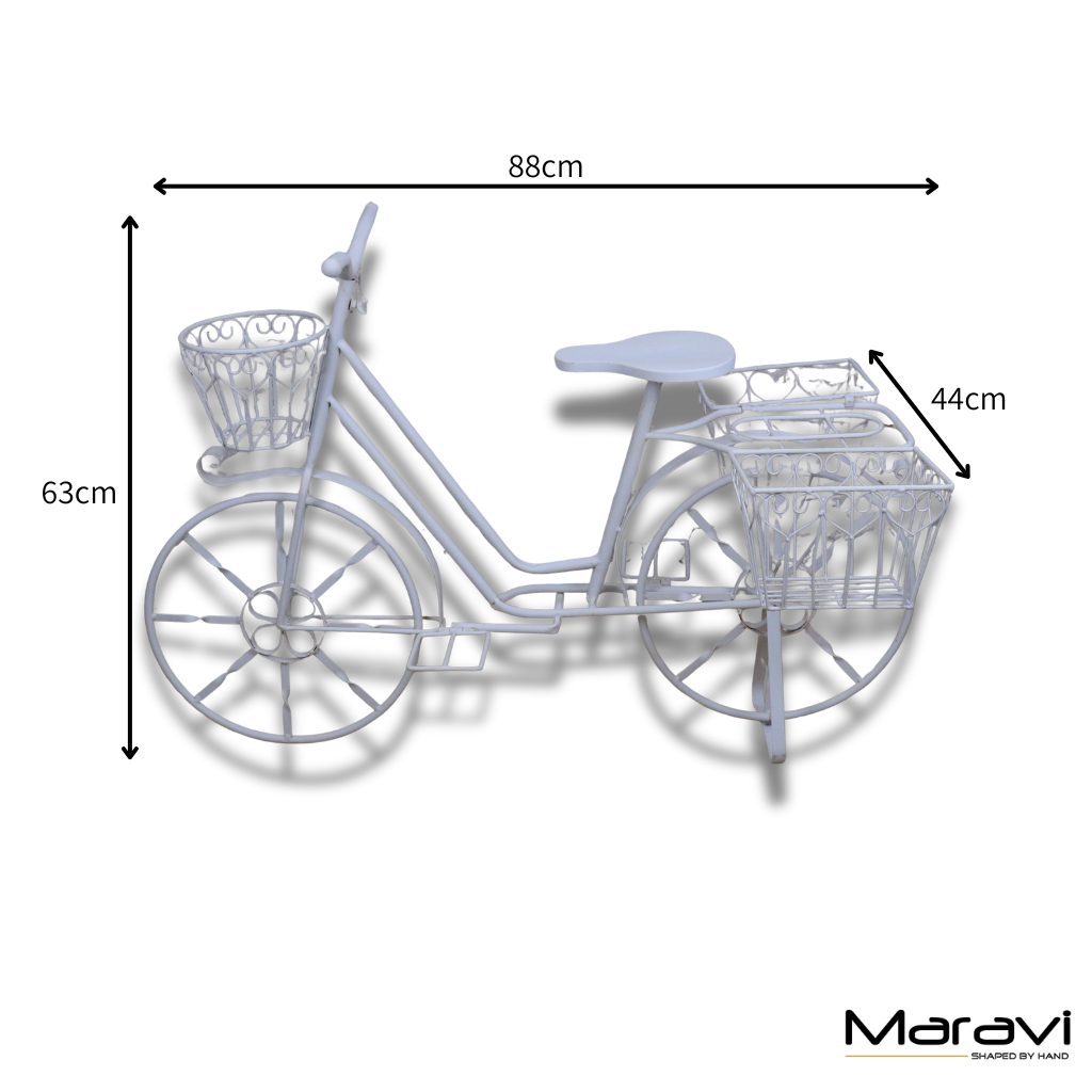 Belura Large Bicycle Planter Dimensions
