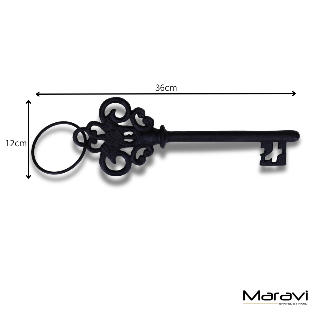 Bofli Ornamental Key Extra Large Size - Dimensions