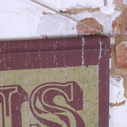 Circus Sign Canvas Wall Art - Closeup of Edging