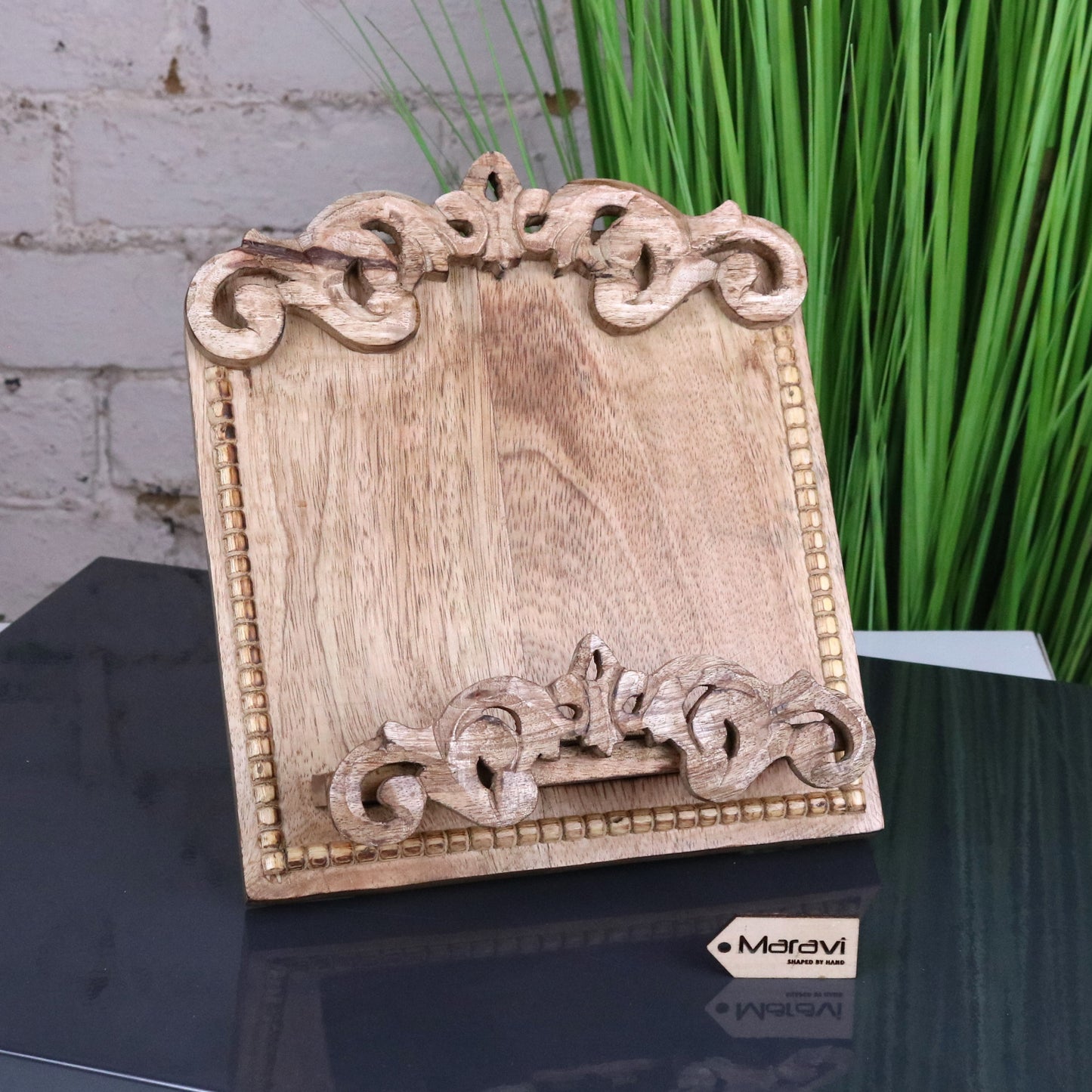 Darvik Wooden Recipe Book Stand - Main Image