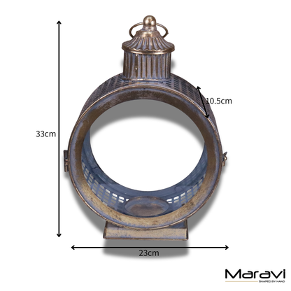 Divra Moroccan Style Round Lantern - Dimensions