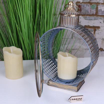 Divra Moroccan Style Round Lantern - Door Open