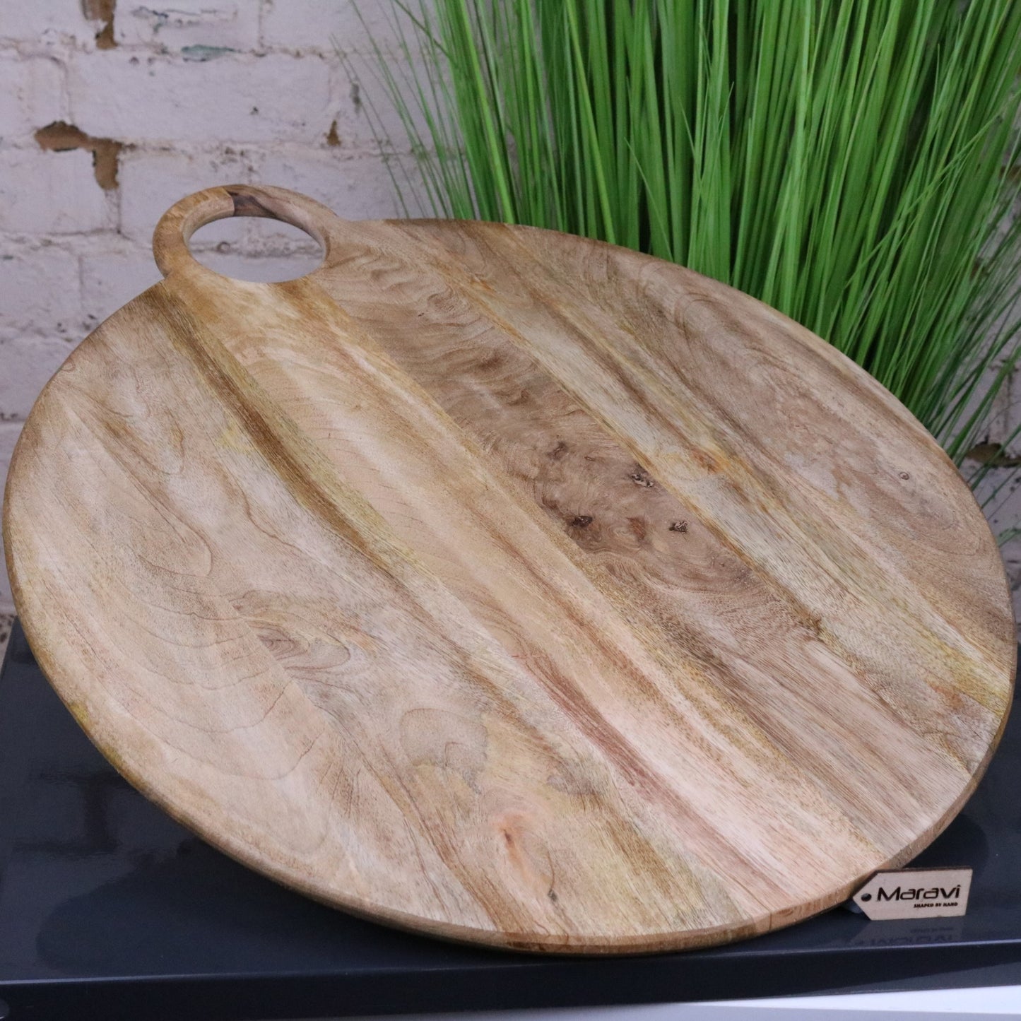 Eshani Large Wooden Chopping Board 56cm Round - Main Image