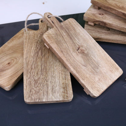 Falora Set of 6 Mini Cheese Boards 20cm Mango Wood