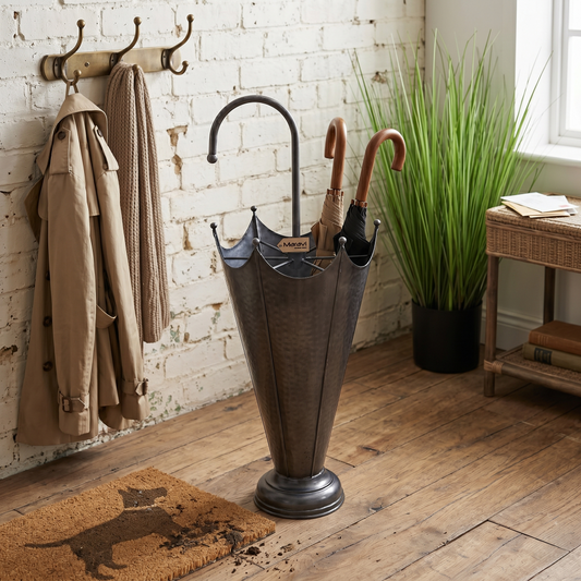 Firana Gunmetal Umbrella Stand - Lifestyle Image