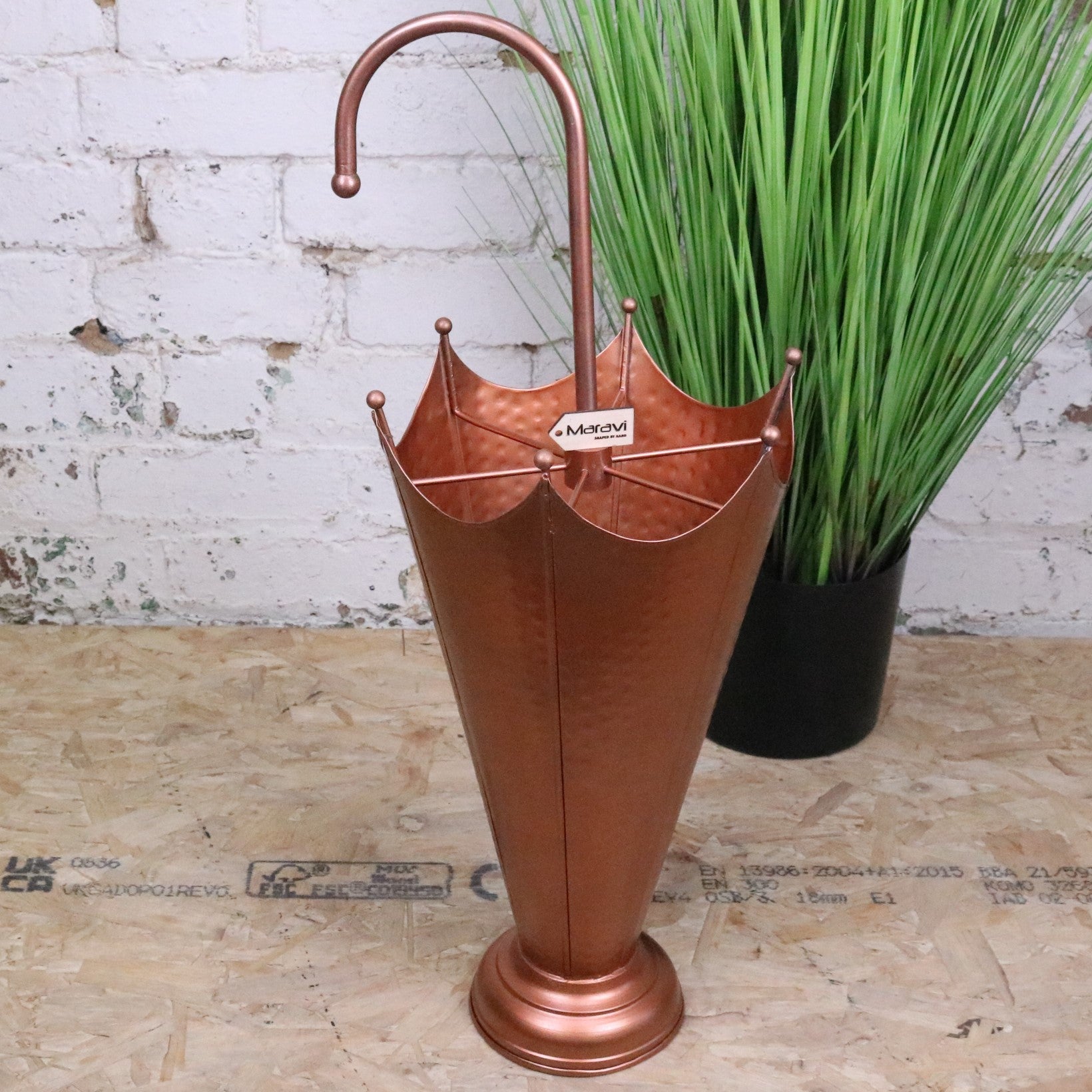 Firana Copper Umbrella Stand - Main Image