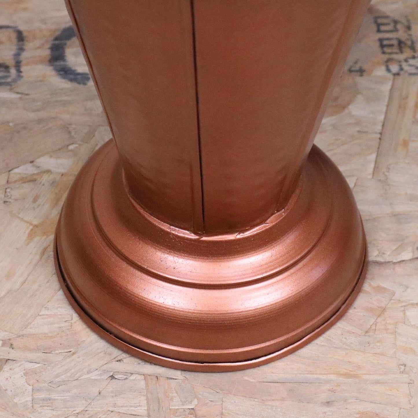 Firana Copper Umbrella Stand - Closeup of Base