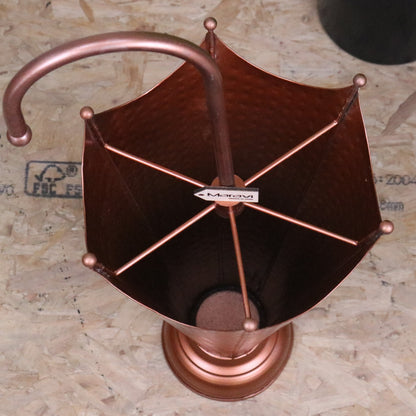 Firana Copper Umbrella Stand - Top View