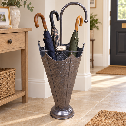 Harika Gunmetal Umbrella Stand - Lifestyle Image