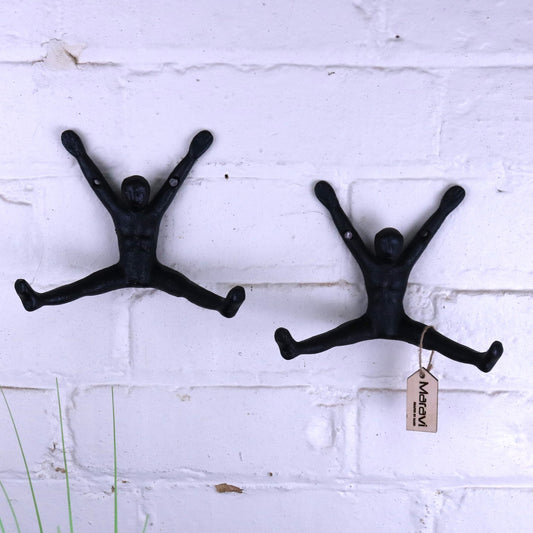 Haruni Man Shape Coat Hooks Set of 2 - Main Image