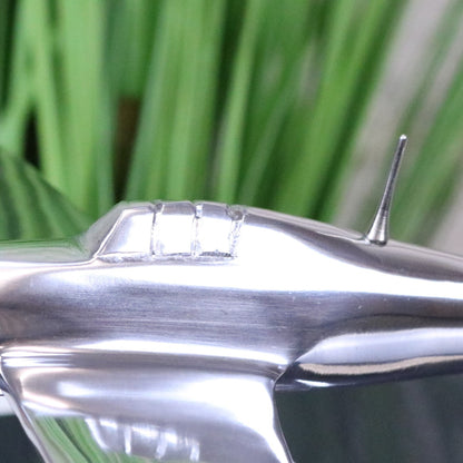 Hawker Hurricane Model Metal 25cm Plane Ornament - Closeup of Antenna Detail