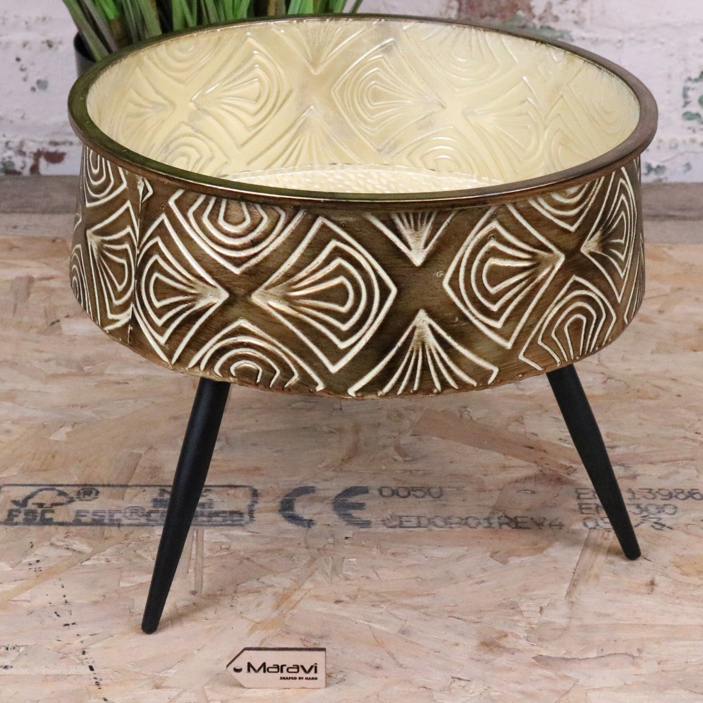Helani Gold Planter Tripod Legs 32cm - Main Image