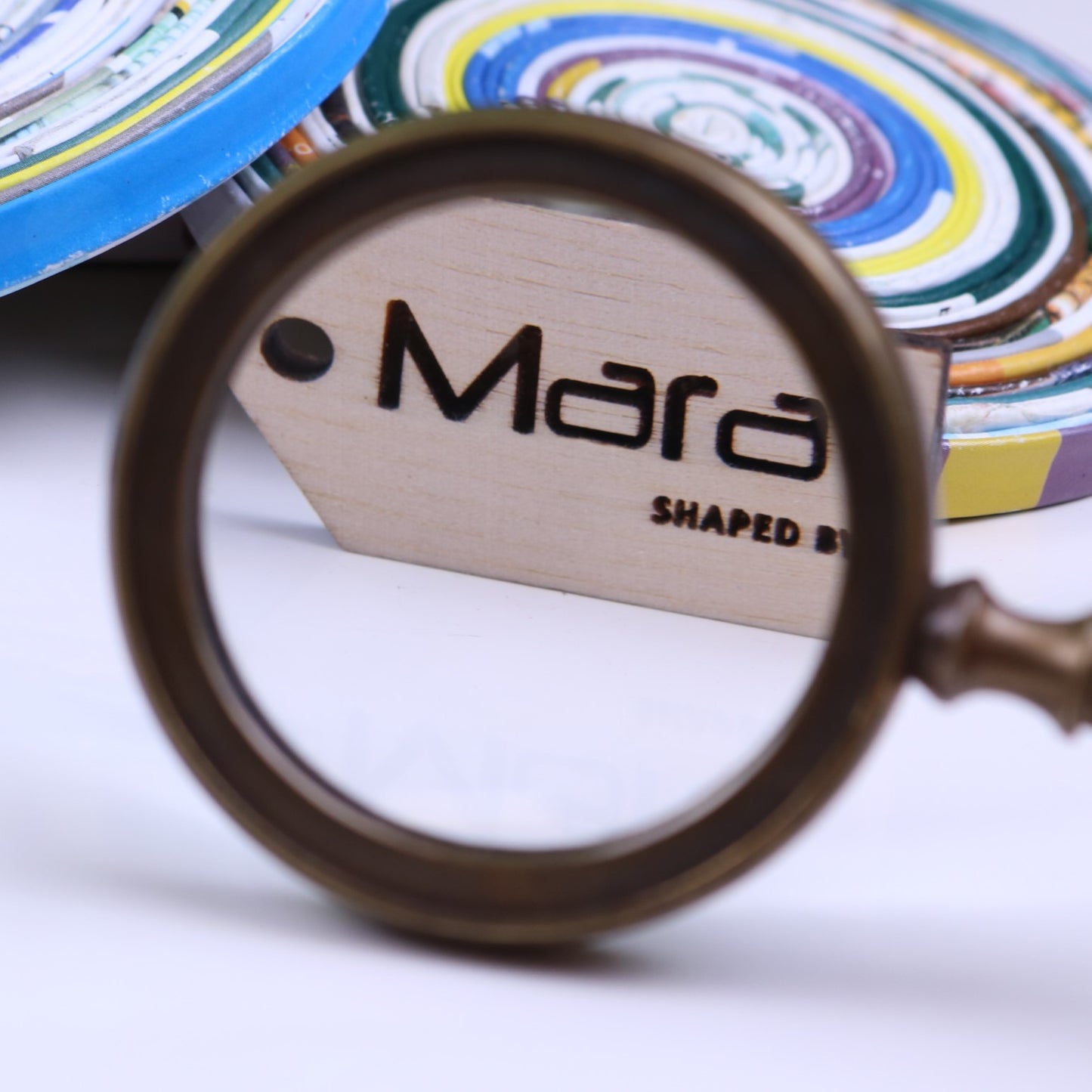 Henry Hughes Vintage Magnifying Glass - Showing Magnification