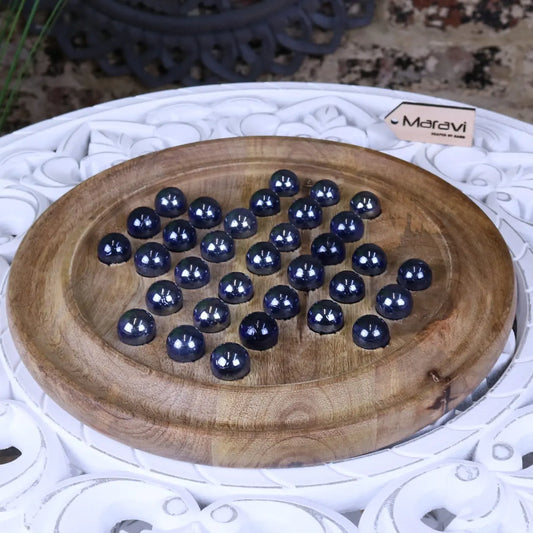 Ananda Wooden Solitaire Game Set - Main Image