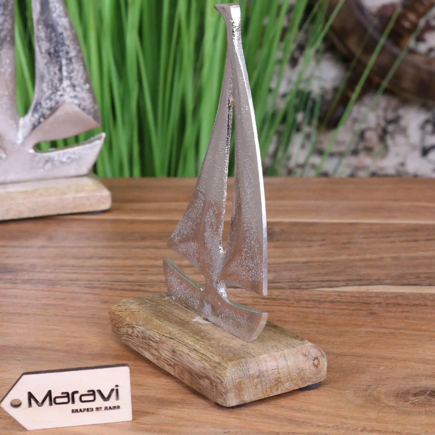 Mandvi Sailing Boat Ornament Model - Small Size Side View
