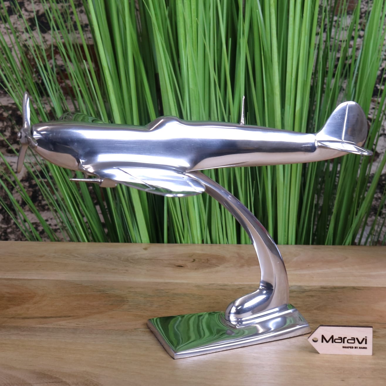 Spitfire Model Metal 29cm Plane Ornament - Main Image