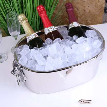 Shah Lion Handle Luxury Ice Bucket - Main Image