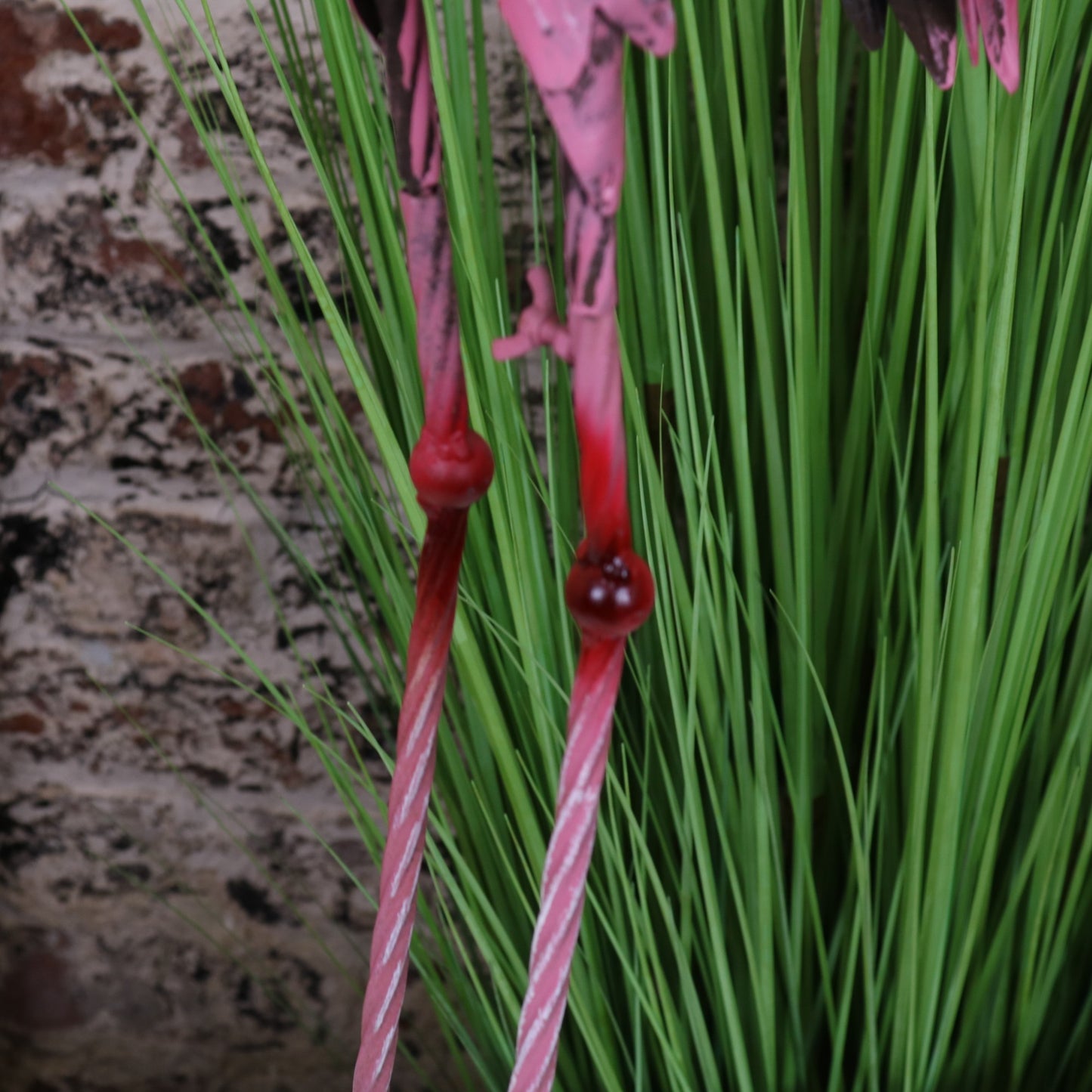 Nala Flamingo Garden Ornament 100cm - Closeup of Legs