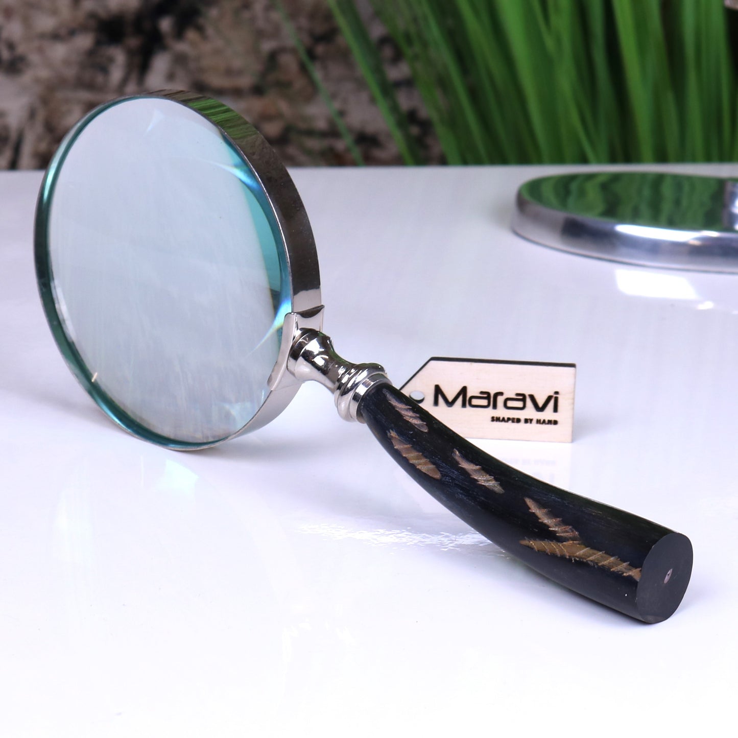 Rada Magnifying Glass - Angled Side View