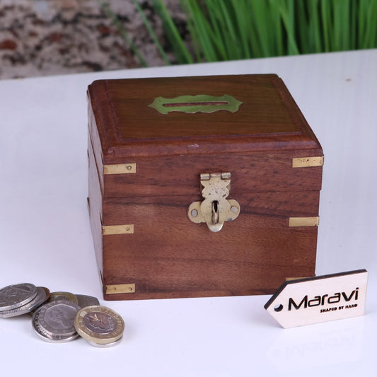 Sasa Wooden Money Box - Main Image