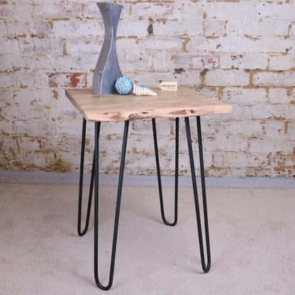 Kalan Live Edge Wooden Side Table - Main Image