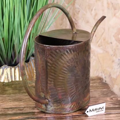 Dared Small Watering Can Recycled Brass