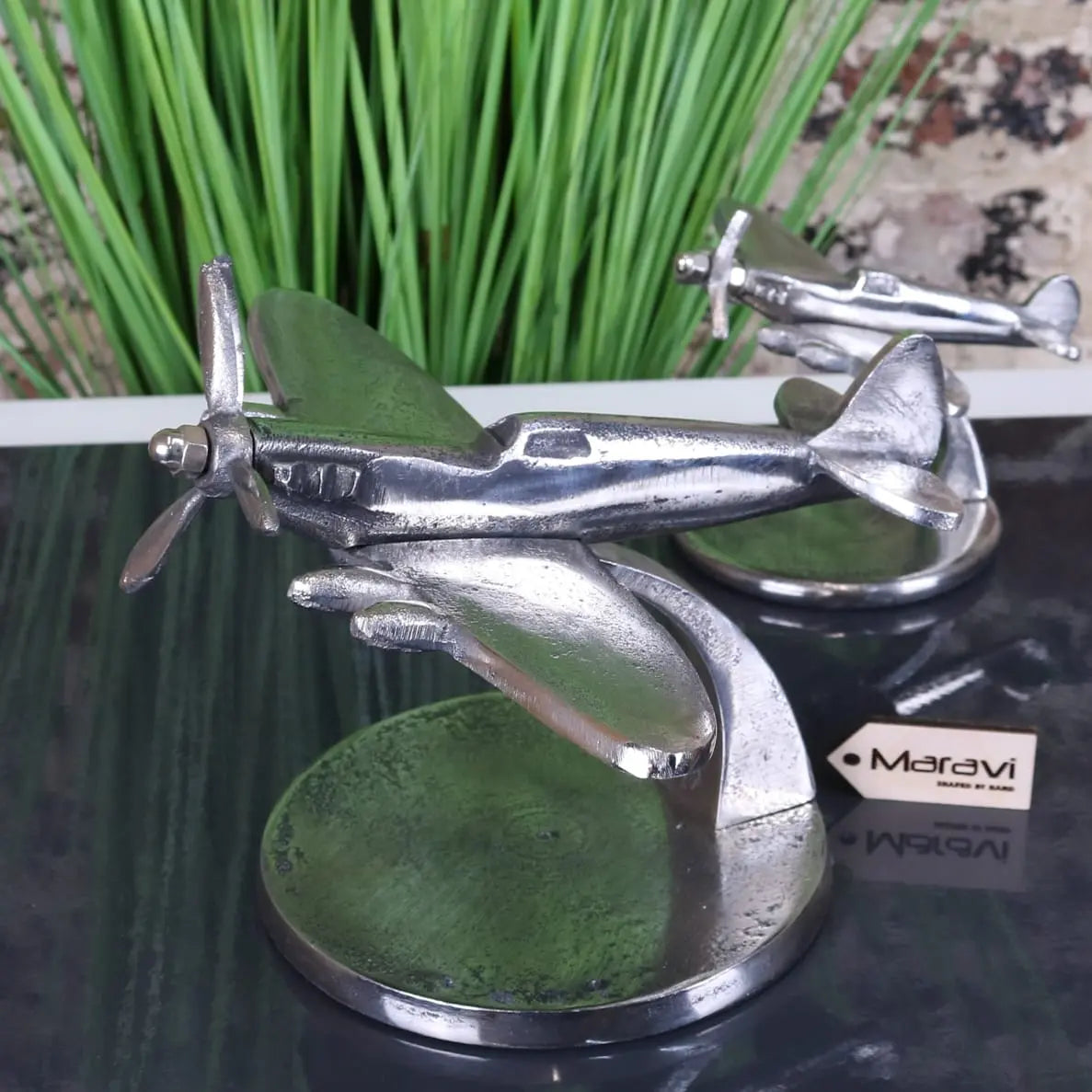 Meghna Spitfire Model Ornaments - Closeup of Large Model