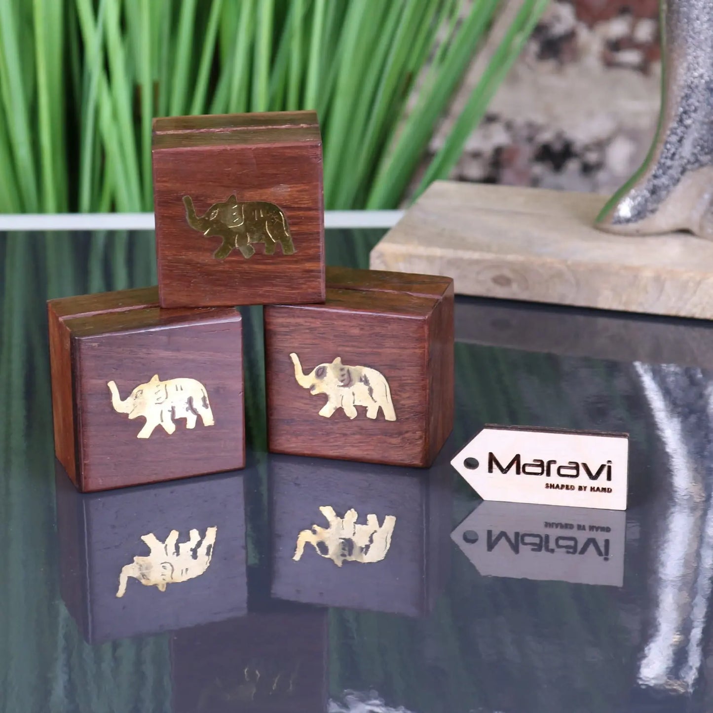 Jatani Set of 3 Mini Trinket Boxes - Main Image
