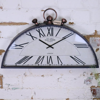 Jarika Half Round Unusual Wall Clock - Main Image