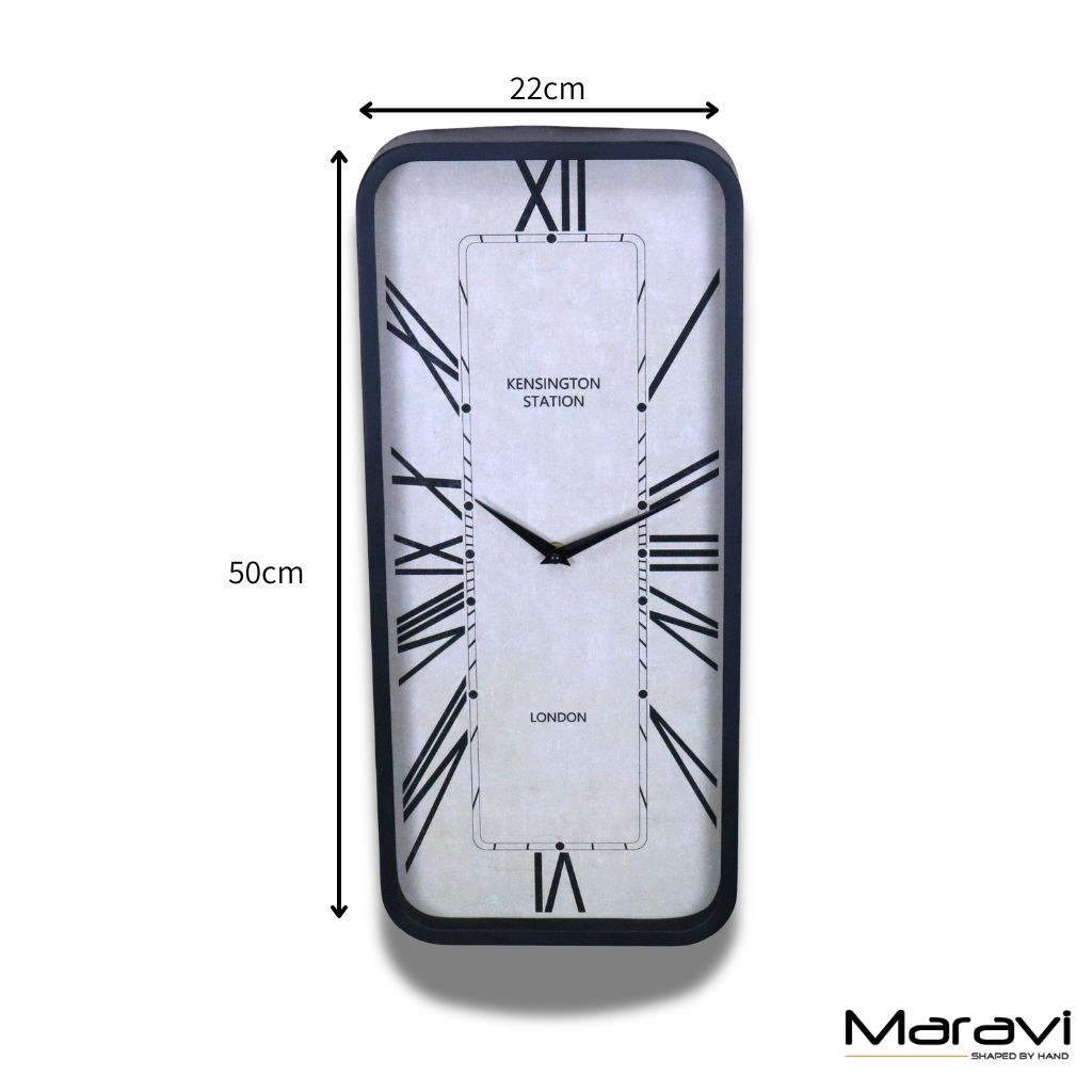 Kanira Slim Wall Clock 50cm - Dimensions