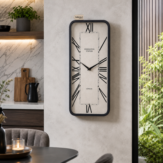Kanira Slim Wall Clock 50cm - Lifestyle Image