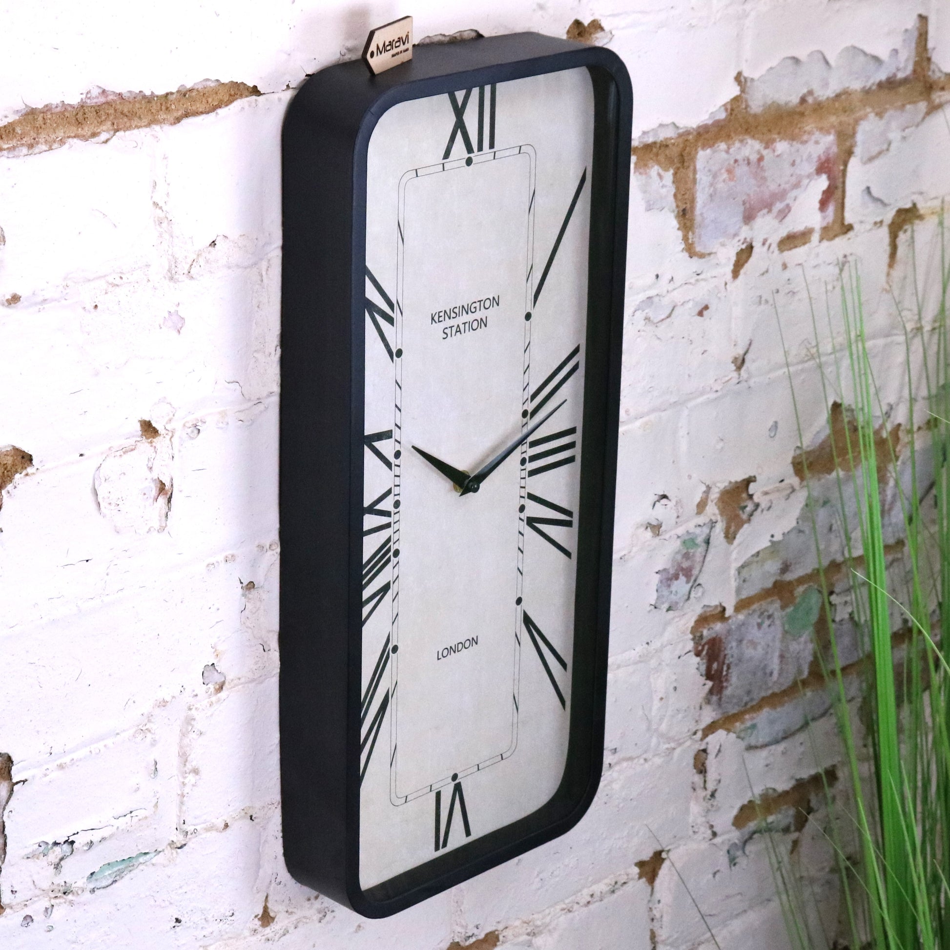 Kanira Slim Wall Clock 50cm - Side View