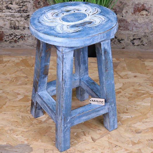 Kavi Kids Wooden Stool 25cm Crab Design - Main Image