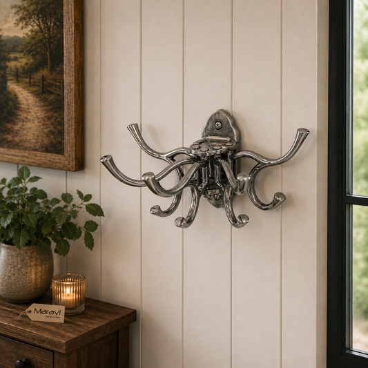 Kesda 5 Way Captains Swivel Hooks Polished Finish - Lifestyle Image