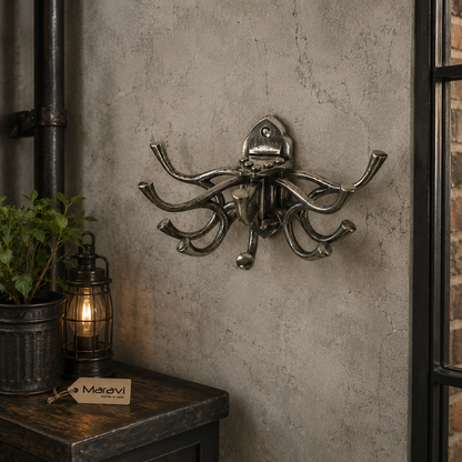 Kesda 5 Way Captains Swivel Hooks Vintage Finish - Lifestyle Image