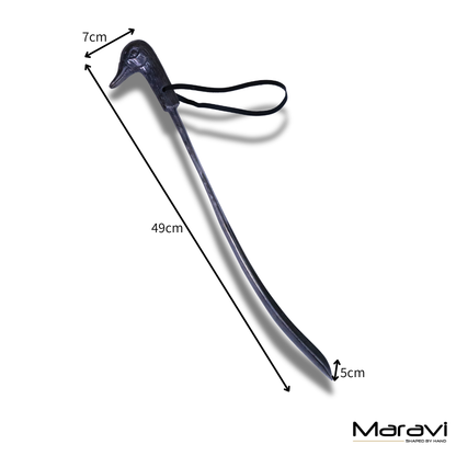 Khosa Duck Head Antique Style Shoe Horn Gunmetal - Dimensions