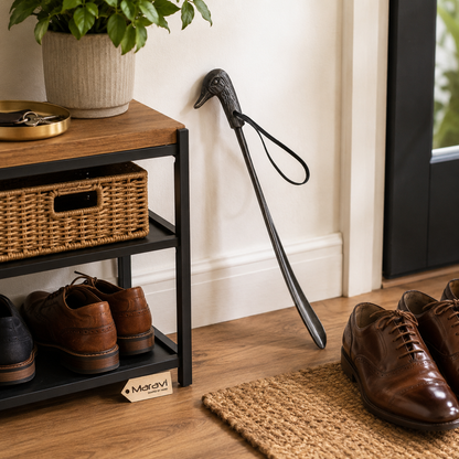 Khosa Duck Head Antique Style Shoe Horn Gunmetal - Lifestyle Image