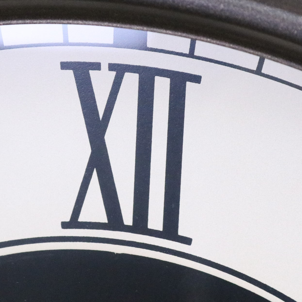 Large Wall Cog Clock Clock Pocket Watch Style - Closeup of Numerals 