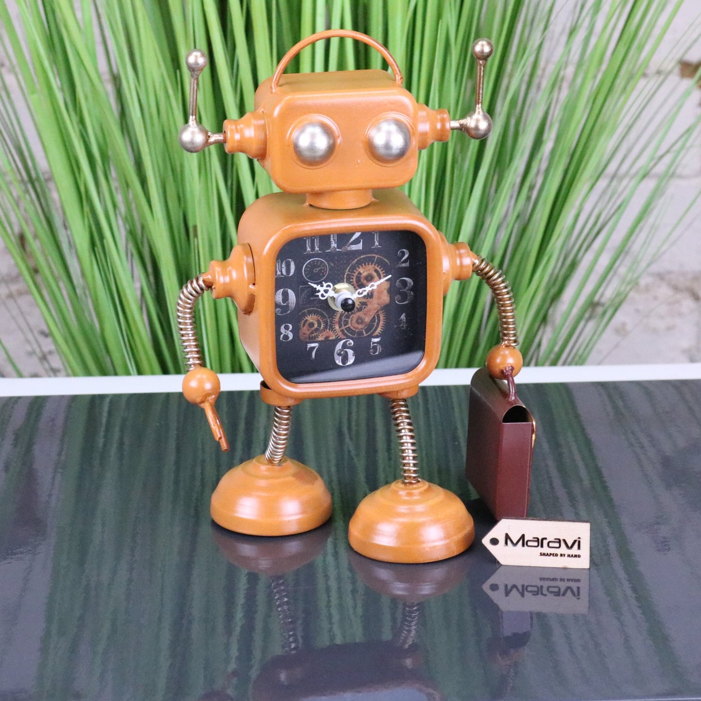 Lavira Desk Robot Clock Freestanding - Main Image