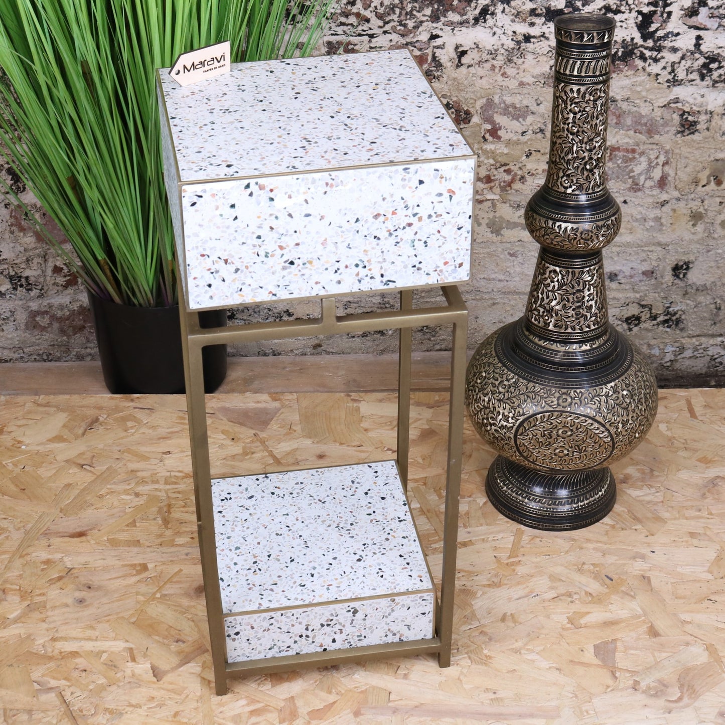 Lira Terrazzo Side Table - Main Image