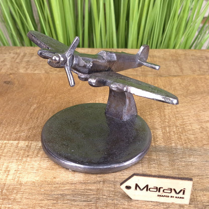 Meghna 14cm Spitfire Model Ornament Gunmetal Colour