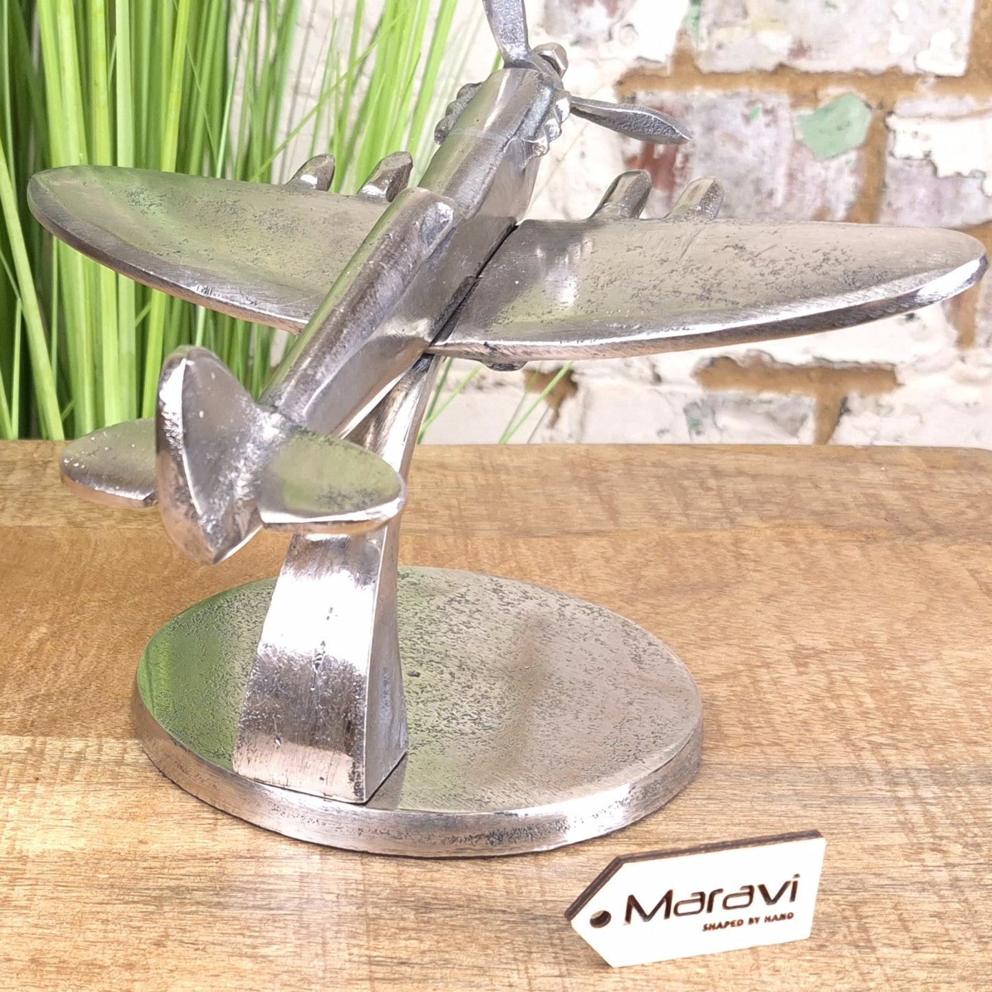 Meghna 20cm Spitfire Model Ornament - Rear View